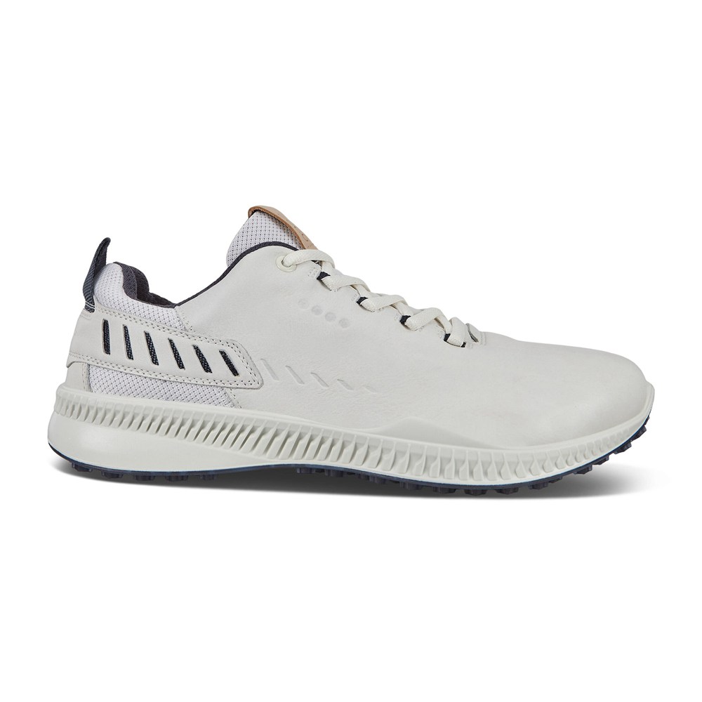 Zapatos De Golf Hombre - ECCO S-Hybrid - Blancos - YUS945130